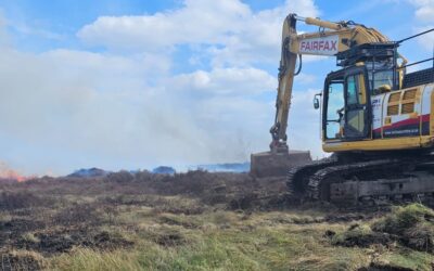Teamwork in Action: NY Highways Responds to Langdale and Fylingdales Wildfire